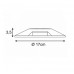 Светильник SLV BIG LED PLOT ROUND с 1 сектором